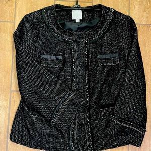 Halogen Tweed Jacket, sz L